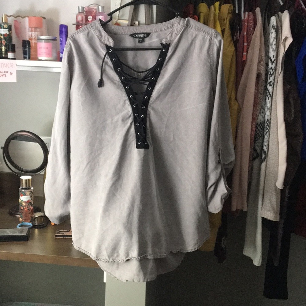 Grey Express blouse